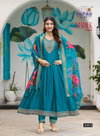 Mahek Vol 3 By Radhika Vichitra Silk Anarkali Kurtis Set Wholesale Shop In Surat